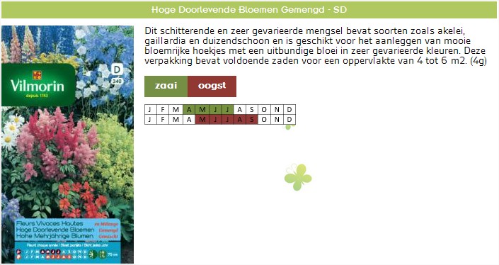 Hoge bloemen voor in de tuin zaden