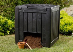 Compostbakken en materiaal