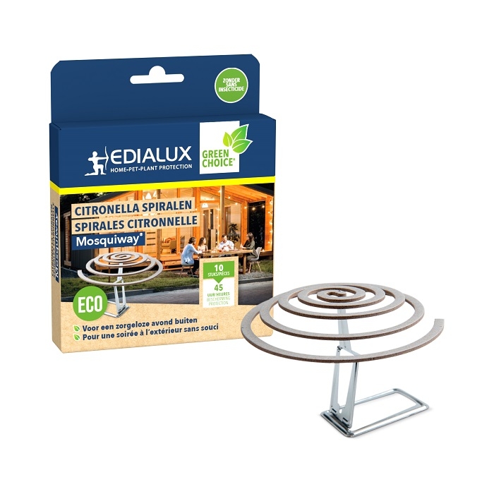 Edialux Mosquiway Spiralen Met Citronella tegen muggen 10 ST.