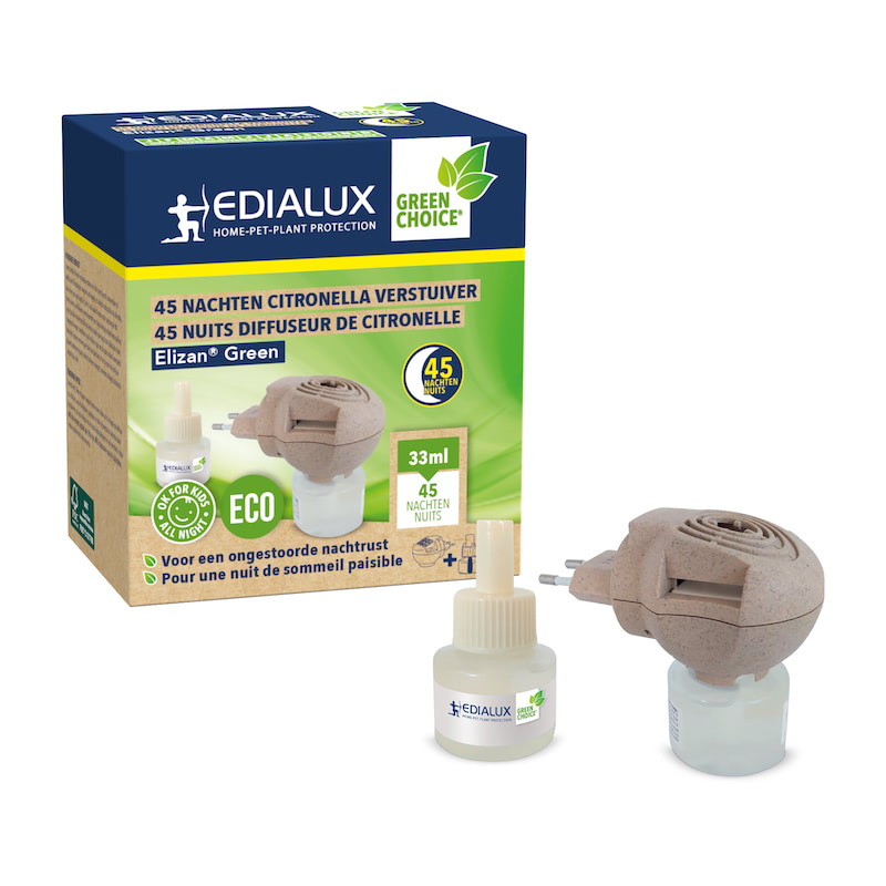 Edialux muggen verjagen in de slaapkamer met citronella (1st)