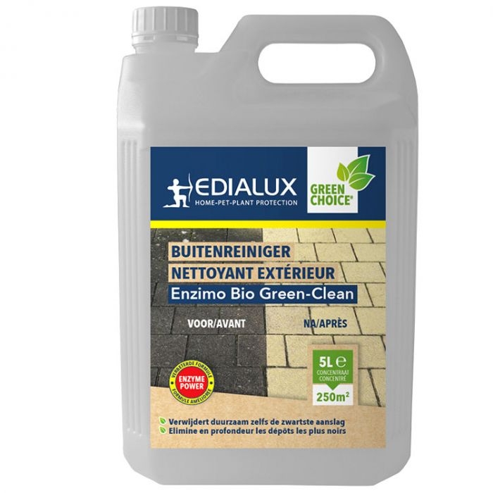 Terras Reiniger zwarte aanslag Edialux Enzimo Bio Green-Clean 5L