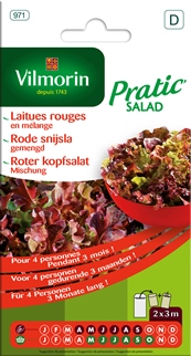 Vilmorin Zaden Pratic Salad Rode snijsla