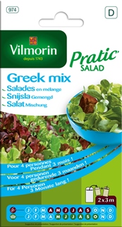 Vilmorin Zaden Pratic Salad Greek mix