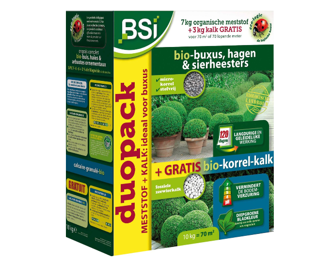 Buxusmeststof + Bio-Korrel-Kalk promo | 10 kg