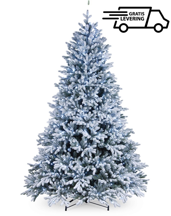 Besneeuwde kunstkerstboom Snowy Mountain L 213 cm 