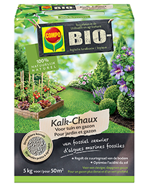 Compo Bio Kalk voor Tuin en Gazon 5kg