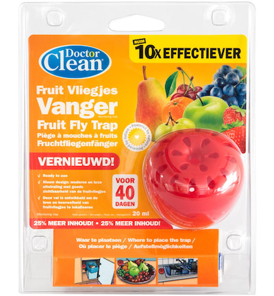 Doctor Clean Fruitvliegjesval voor 40 dagen