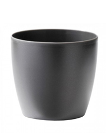 Elho Brussels Rond 20cm mat antraciet 