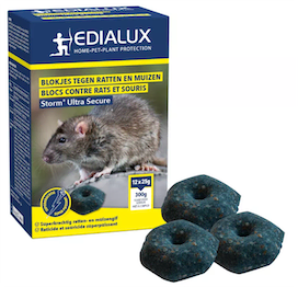 Edialux Storm Ultra Rattengif en muizengif 300 g 