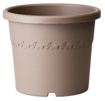 Elho algarve cilindro 25cm taupe