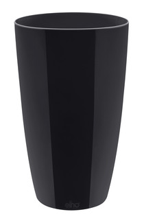 Elho Brussels diamond Round High 32cm Metaal Zwart