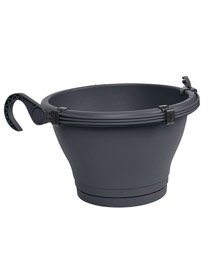 Elho Corsica Hangschaal 30 cm - antraciet