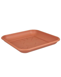Elho Onderschotel Vierkant 32cm Terra Cotta