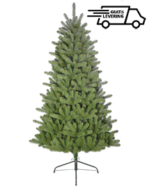 Hoge goedkope kunstkerstboom Green Spire 213cm