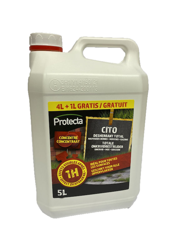 Herbicide Azijnzuur tegen onkruid en mos 5L