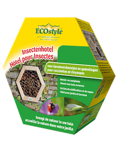 Ecostyle Insectenhotel Lieveheersbeestjes Gaasvliegen