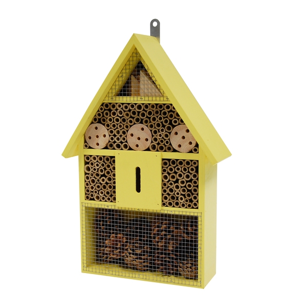 Insectenhotel voor oorwormen, bijen en vlinders