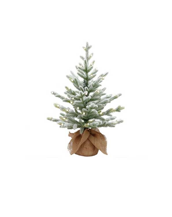 Kleine kunstkerstboom Flocky met sneeuw 75cm