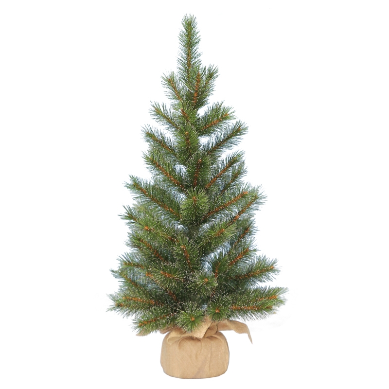 Kleine kunstkerstboom Fleece 122 cm