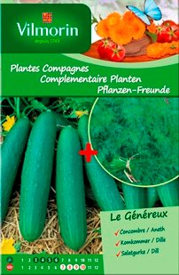 Vilmorin Zaden Komkommer gnreux + dille