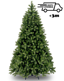 Grote realistische kunstkerstboom Premium Green Hill 306cm