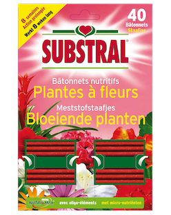 Substral Meststofstaafjes voor Bloeiende Planten 40stuks