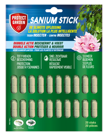 Sanium stick meststofstaafjes tegen insecten 20st