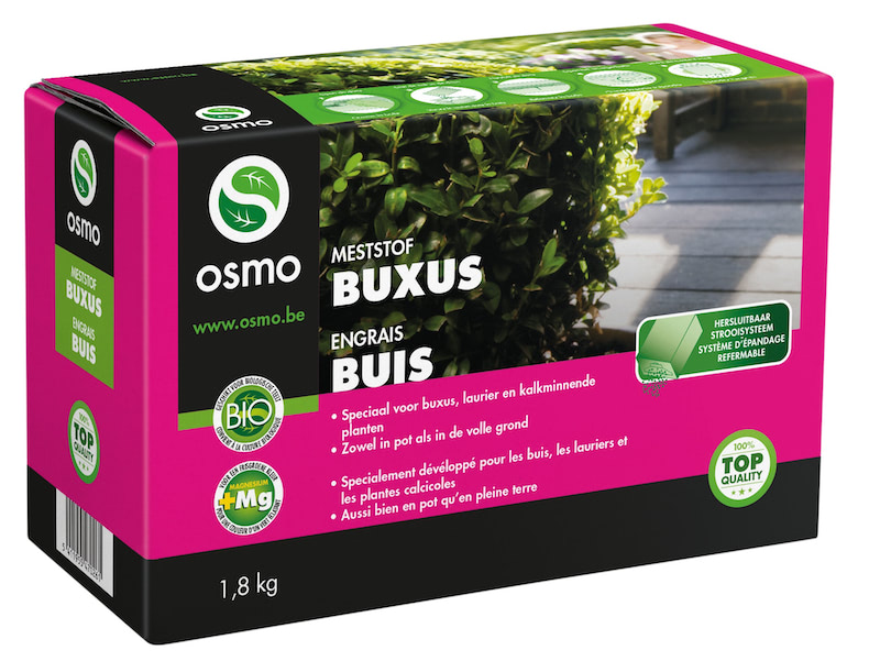 Osmo natuurlijke meststof voor buxus, laurier en kalkminnende planten
