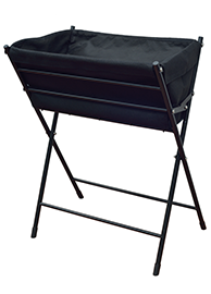 Verhoogde bloembak Vegtrug Poppy Black