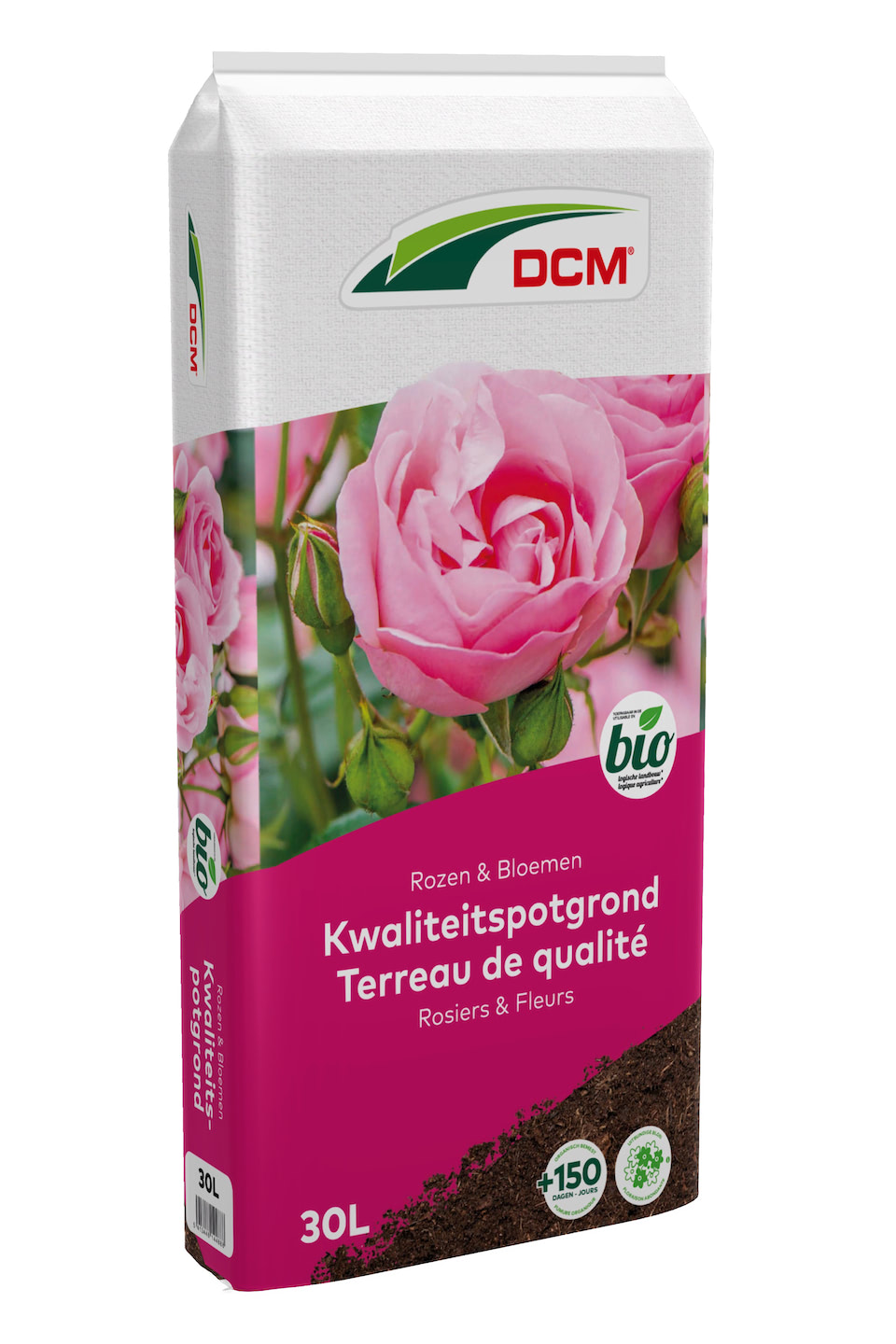 DCM Potgrond voor rozen en bloemen bio 30L