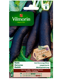 Vilmorin Rammenas zaden Lange Zwarte 6g