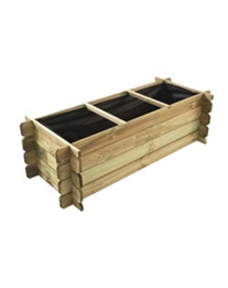 Rechthoekige moestuinbak Francois
