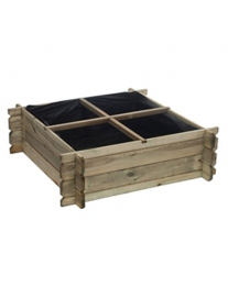 Vierkante moestuinbak Remy