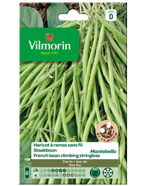 Vilmorin zaden Stokbonen Montebello 25g