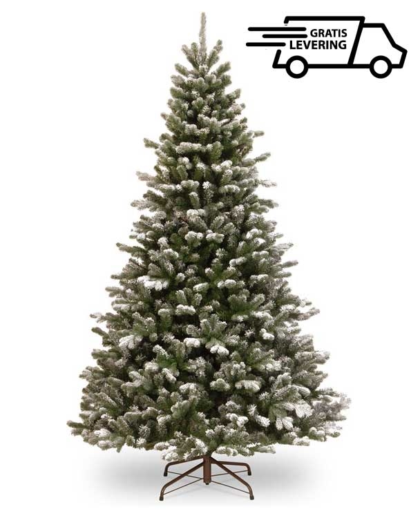 Kerstboom met sneeuw | Joe 198 cm