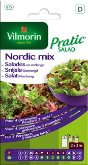 Vilmorin Zaden Pratic Salad Nordic mix