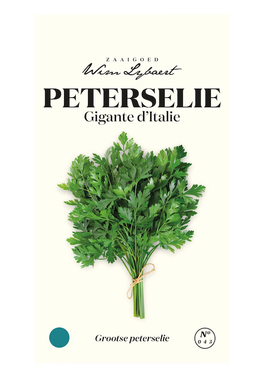Wim Lybaert zaden Peterselie Gigante D'italie