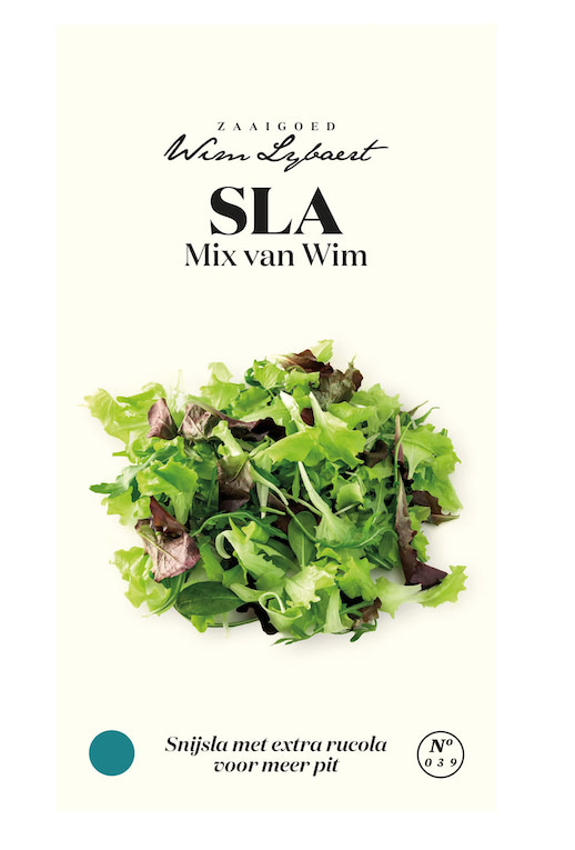 Wim Lybaert zaden Sla mix van Wim