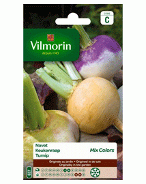 Vilmorin zaden Keukenraap Mix Colors