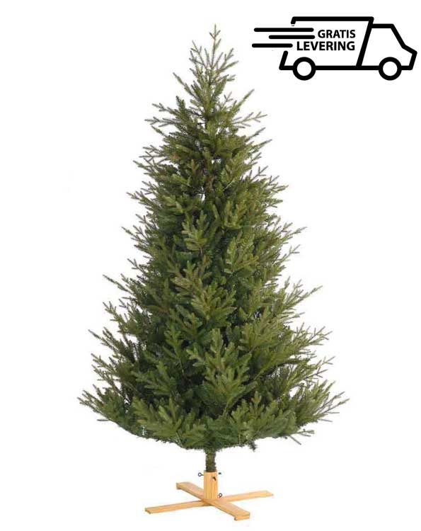 Kunststof kerstboom Woody XL 228 cm