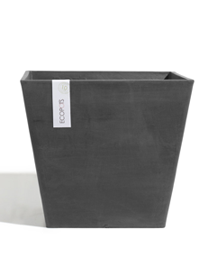 ECOPOTS Rotterdam vierkante pot Dark Grey 40cm