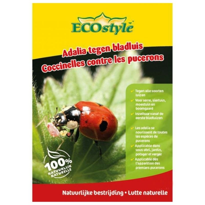 Ecostyle Lieveheersbeestjes larven 50 stuks 