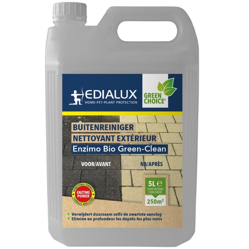 Terras Reiniger zwarte aanslag Edialux Enzimo Bio Green-Clean 5L