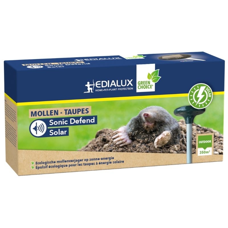 Verjaag mollen uit je tuin met Sonic Defend