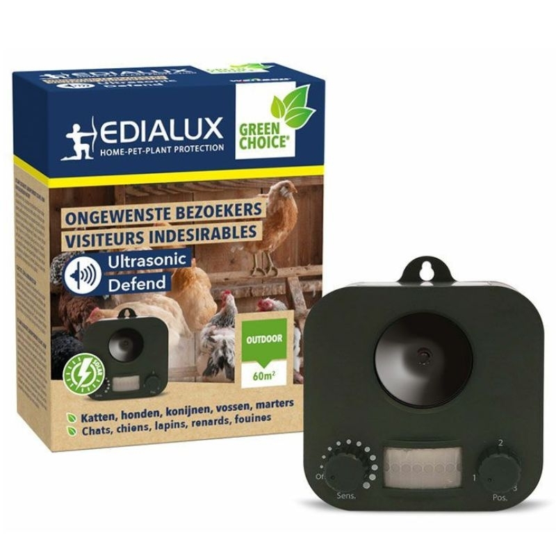 Verjaag dieren uit de tuin met Ultrasonic Defend - 1 stuk