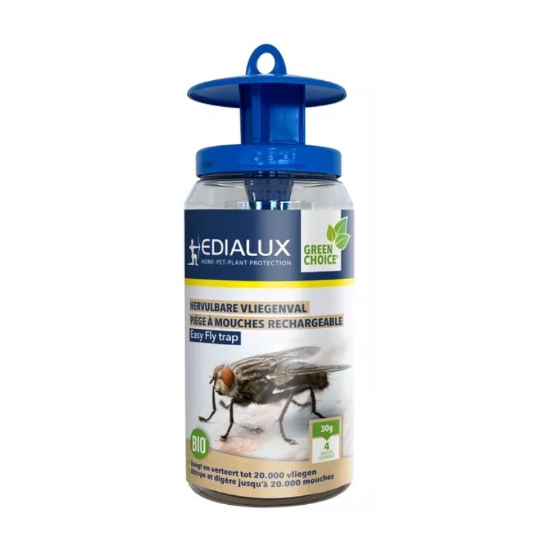 Edialux Easy Fly Trap Herbruikbare Vliegenval voor 20.000 vliegen