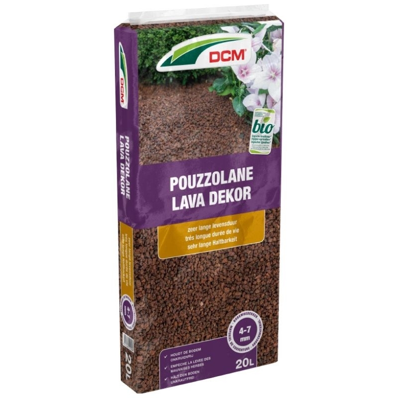 Zak DCM Lava Dekor Pouzzolane BIO 4-7mm 20L