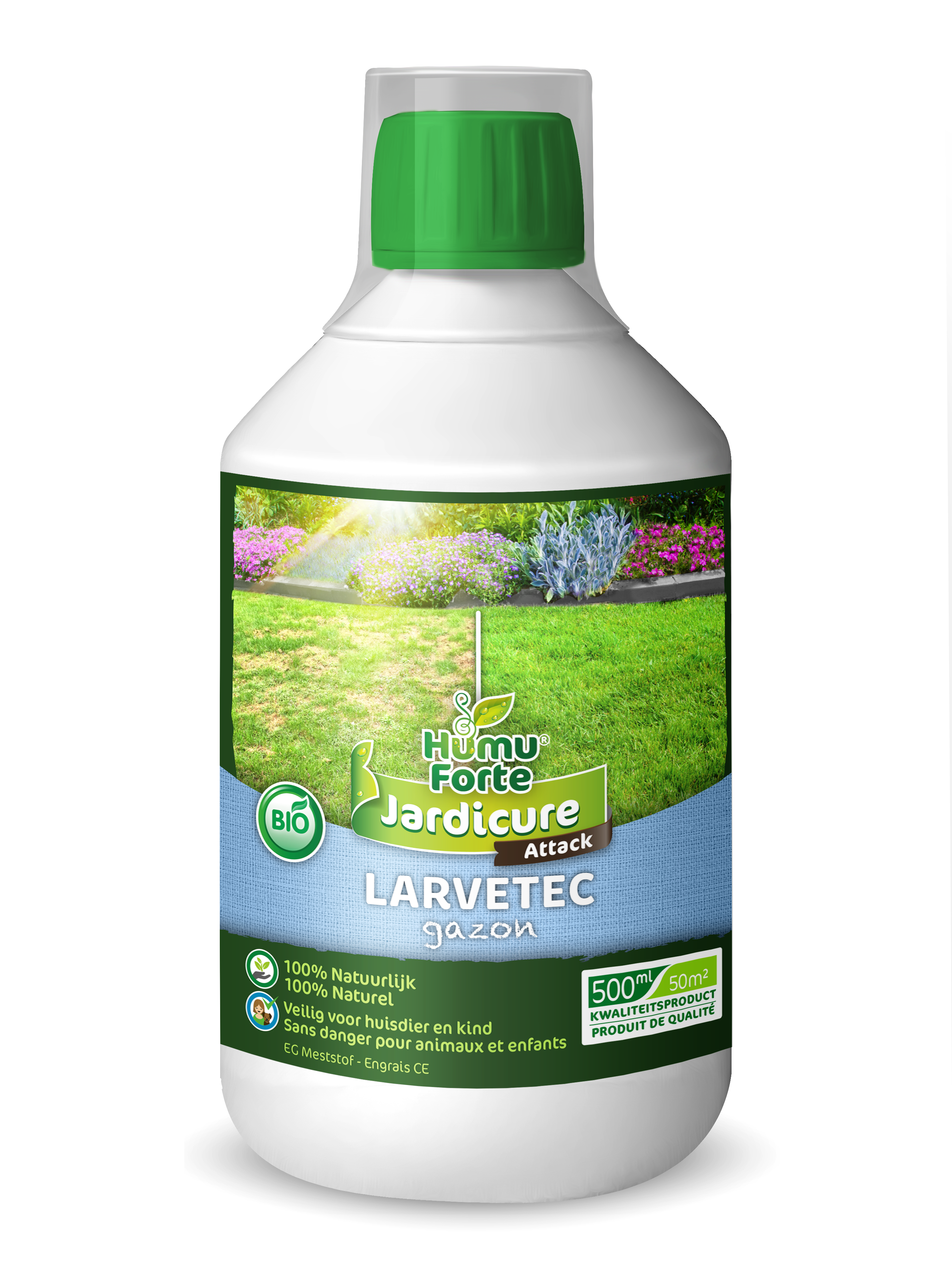 Grasinsecten afweren met Larvetec 50 m²