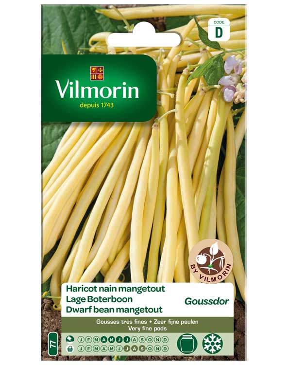 Vilmorin Zaden Lage boterboontjes Goussdor 35g