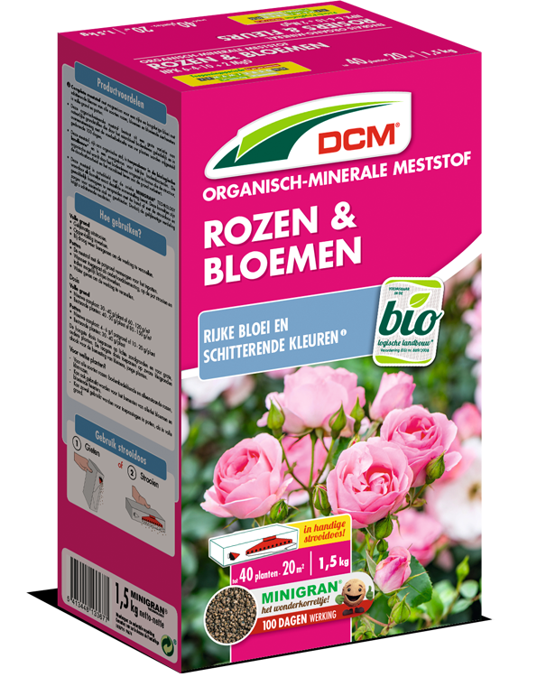 DCM Meststof Rozen en bloemen 20 m²